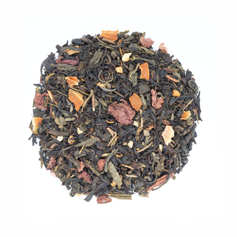 Hazelnut and blackberry flavoured blend of teas - The hedgehog's walk