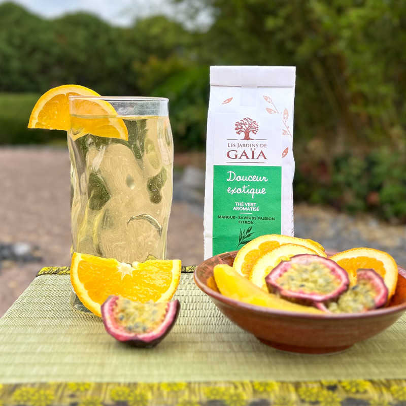 Douceur Exotique - Thé vert bio mangue, passion & citron