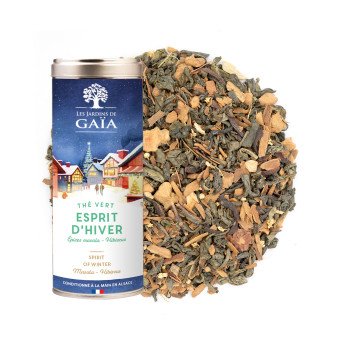 Thé vert aux épices masala et à l'hibiscus - Esprit d'hiver