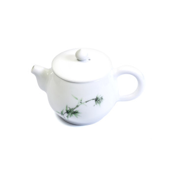 Square bamboo teapot - Hand made in china - 200 ml