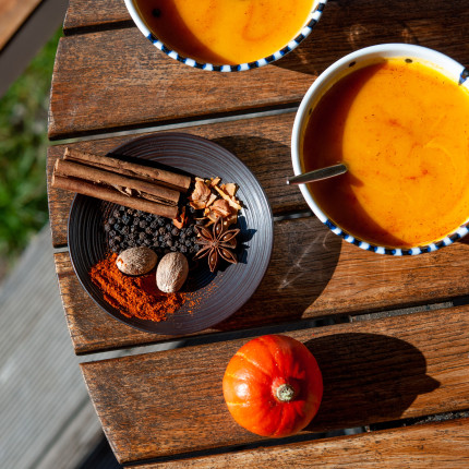 Soupe de potimarron avec épices Terra Madre
			                    